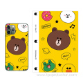 3D Relief Cartoon Sticker Skin Cover For Phone